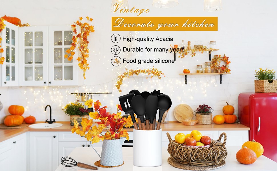 silicone kitchen utensils