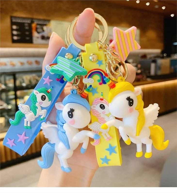 Cartoon Silicone Keychain For Key Holder
