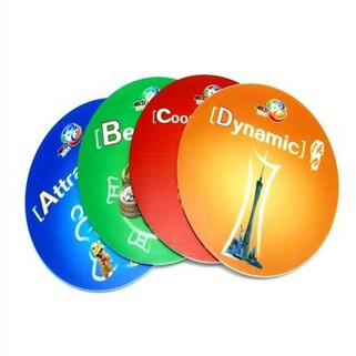 Прилагођено штампање Мекани ПВЦ округли подметач за чаше